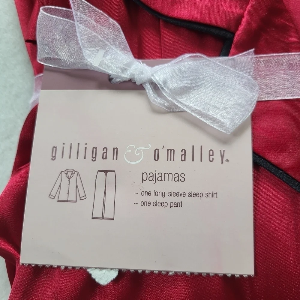Gilligan and O'Malley Sleepwear Women's Red Pajama Set Size XL NWT